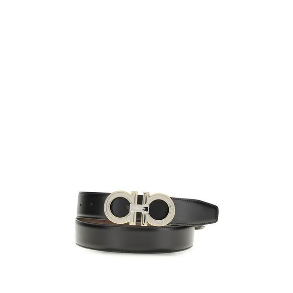 Ferragamo Multicolor Calf Leather Bos Taurus Regular Men's Belt